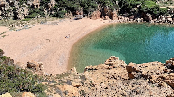 Sun-loungers, beach towels
