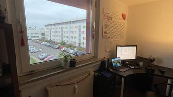 Blick von der Unterkunft