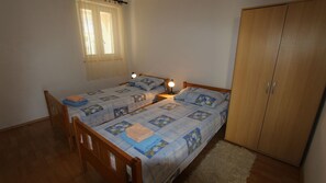 2 chambres, Wi-Fi, literie fournie
