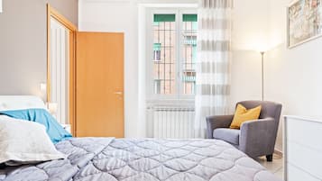 Apartemen, 1 kamar tidur | 1 kamar tidur dan Wi-Fi gratis