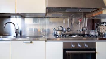 Apartment, 2 Bedrooms | Private kitchenette | Full-size fridge, microwave, oven, stovetop