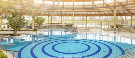 Indoor pool, a heated pool