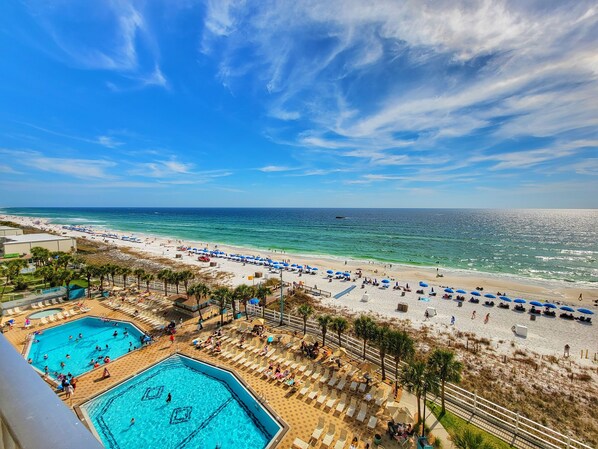 Indoor pool, outdoor pool