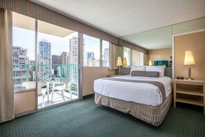 Iron/ironing board, WiFi - Aqua Aloha Surf Waikiki 1112 Superior Studio with Lanai and Partial City View (Honolulu)