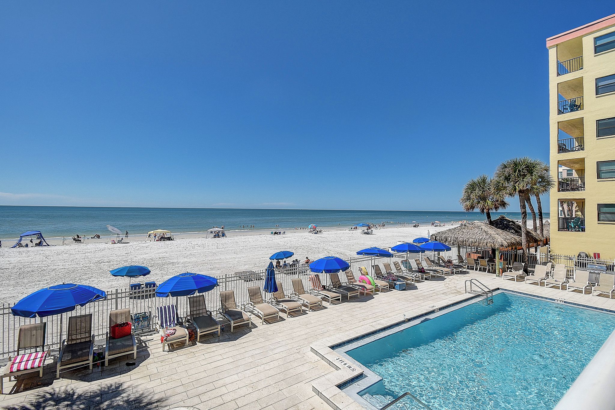 Remolded Pool Area- Condo on 1st floor directly above pool!