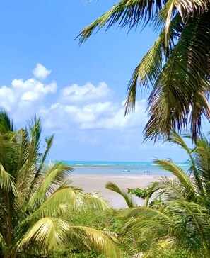 En la playa 
