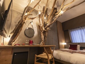 Zimmer, Nichtraucher (205DAK Deep Natural & Ateller King) | Schreibtisch, kostenloses WLAN, Bettwäsche