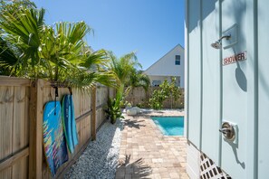 Outdoor pool, a heated pool - Brand NEW Beach House with HEATED pool! (St. Augustine)