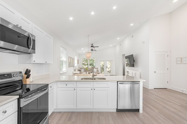 Fridge, microwave, oven, stovetop - Brand NEW Beach House with HEATED pool! (St. Augustine)