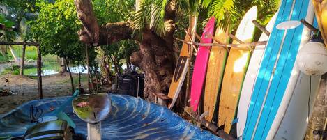 Overnattingsstedets uteområder