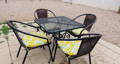 Centrally located and huge private enclosed backyard