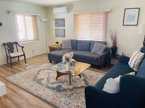 Centrally located and huge private enclosed backyard