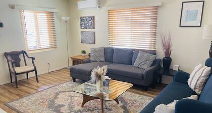 Centrally located and huge private enclosed backyard