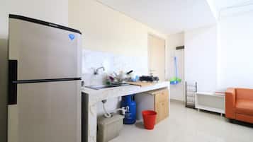 Apartamento, 2 habitaciones | Cocina privada | Frigorífico