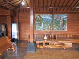 Sala de estar en el lobby