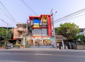 Majoituspaikan julkisivu