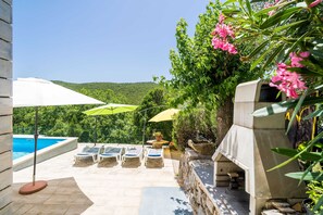 House (Four Bedroom Villa with Terrace and S) | Pool | Outdoor pool, sun loungers - House Kocan (Konavle)
