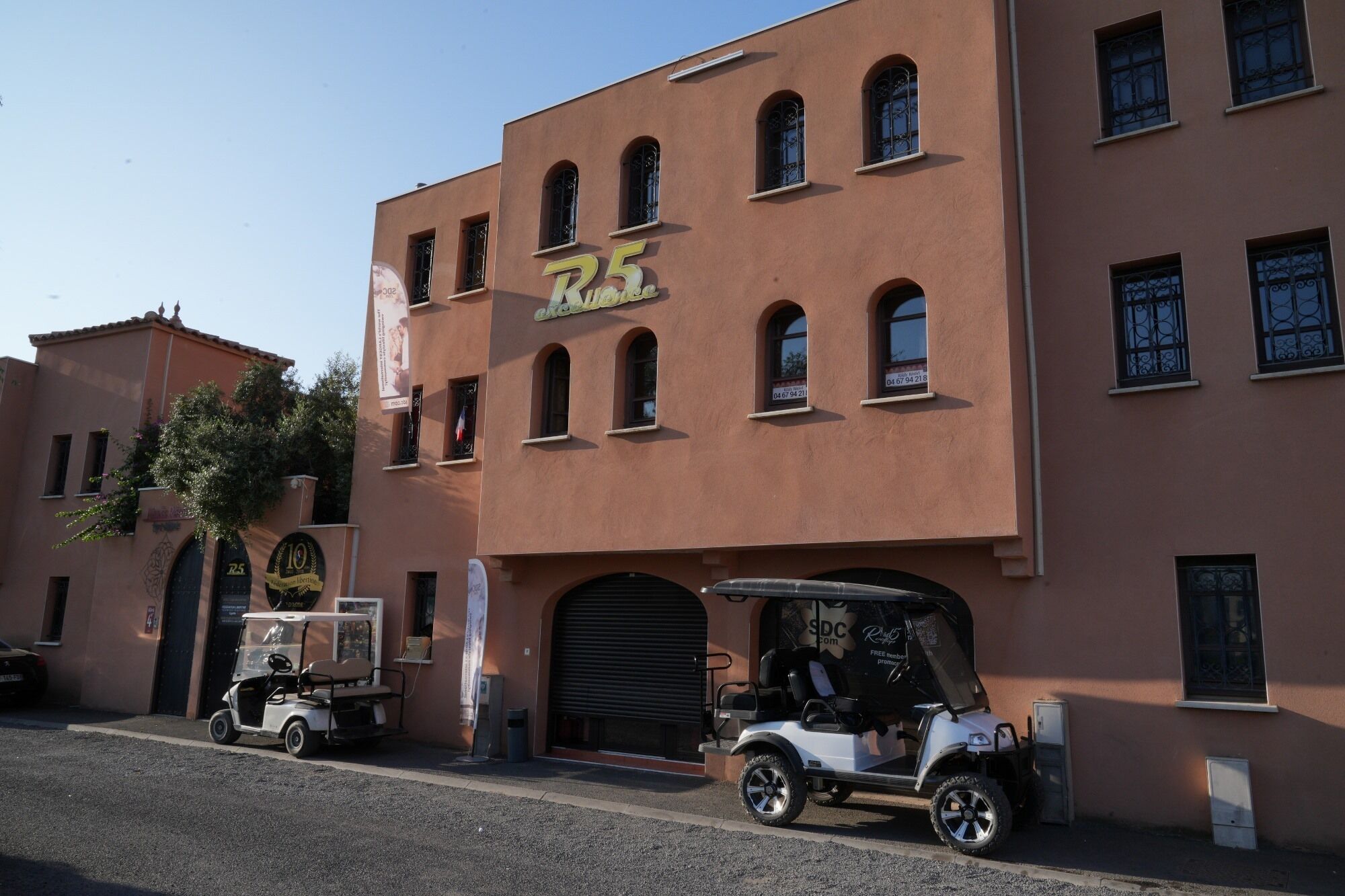 Façade de l’hébergement 