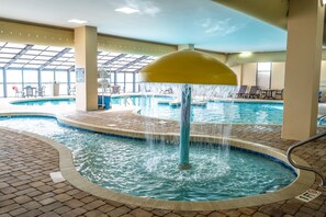 Indoor pool, a heated pool