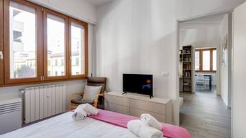 Apartamento, 1 quarto | 1 quarto, Wi-Fi de cortesia, roupa de cama