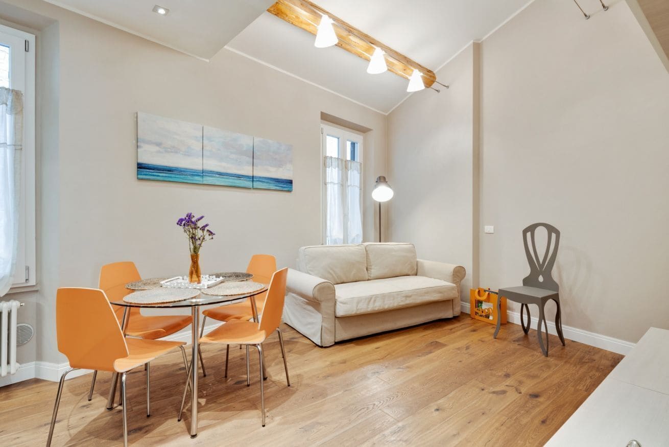 Apartment, 1 Bedroom | Living area | Flat-screen TV