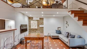 Apartment, 3 Bedrooms | Living area | Flat-screen TV