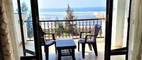 Deluxe Double Room, Sea View | Balcony view