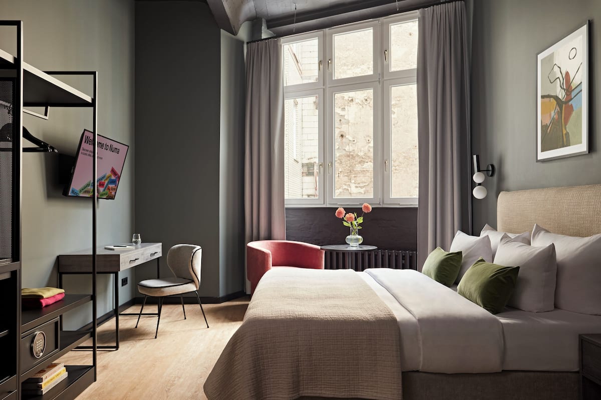 1 chambre, literie de qualité supérieure, décoration personnalisée