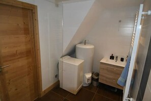 Shower, hair dryer