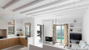House, Smoking | 2 bedrooms, bed sheets - Selene Villa With Private Pool and Sea View 96m (Tinos)