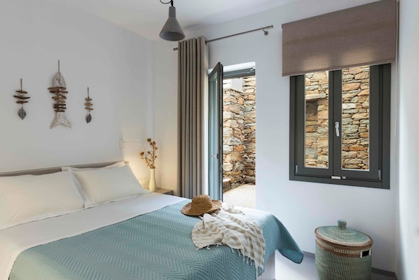 2 bedrooms, bed sheets - Selene Villa With Private Pool and Sea View 96m (Tinos)