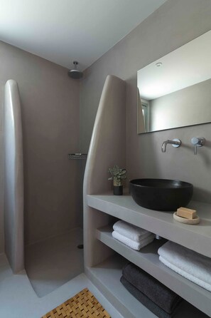 House, Smoking | 2 bedrooms, bed sheets - Eos Villa Hot Tub Sea View 96m (Tinos)