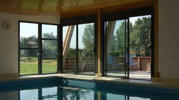 Indoor pool, a heated pool