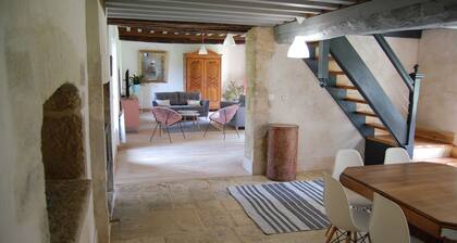 Restored stone gite in the grounds of the chateau, rated 4 stars.