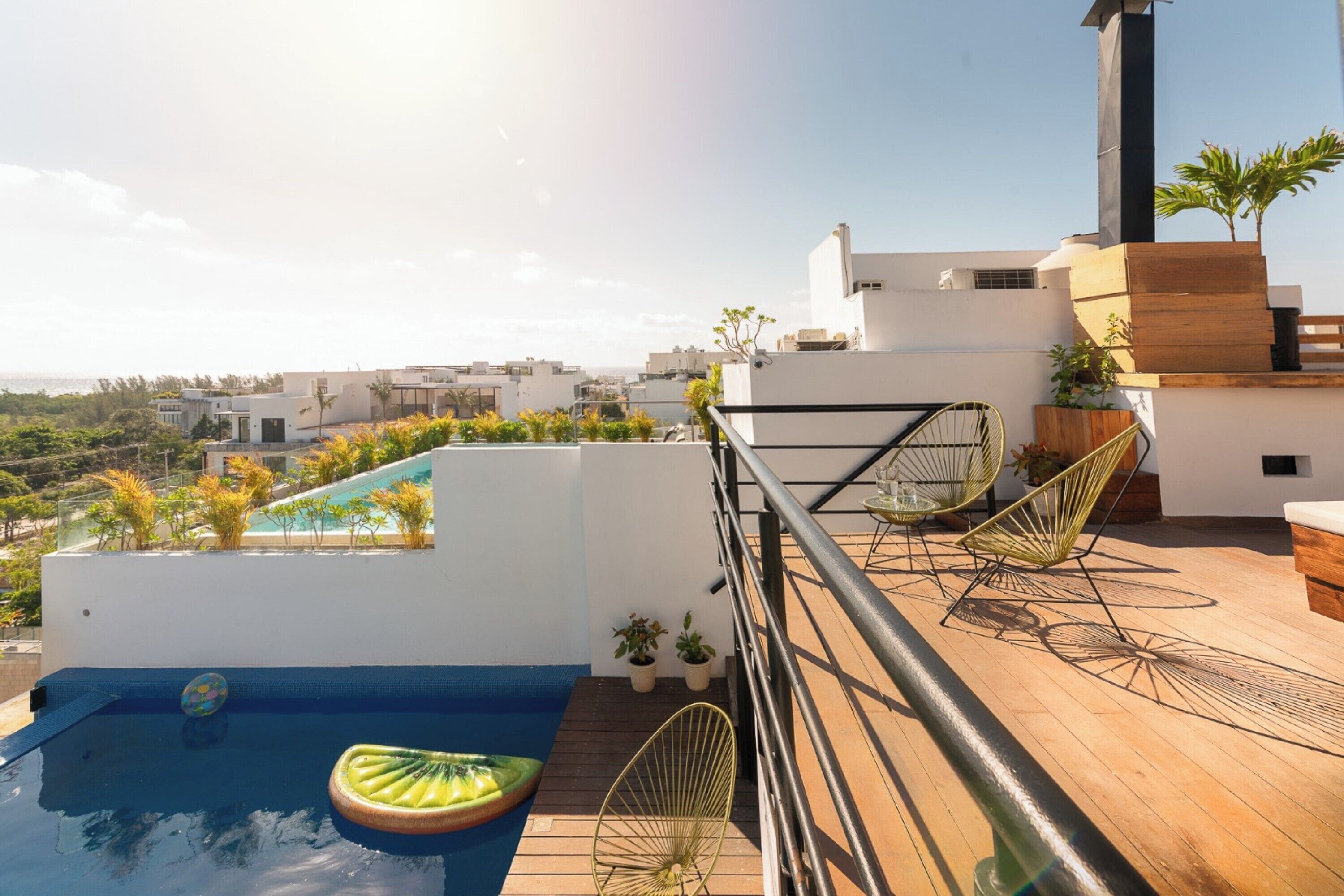 Terraza en la azotea