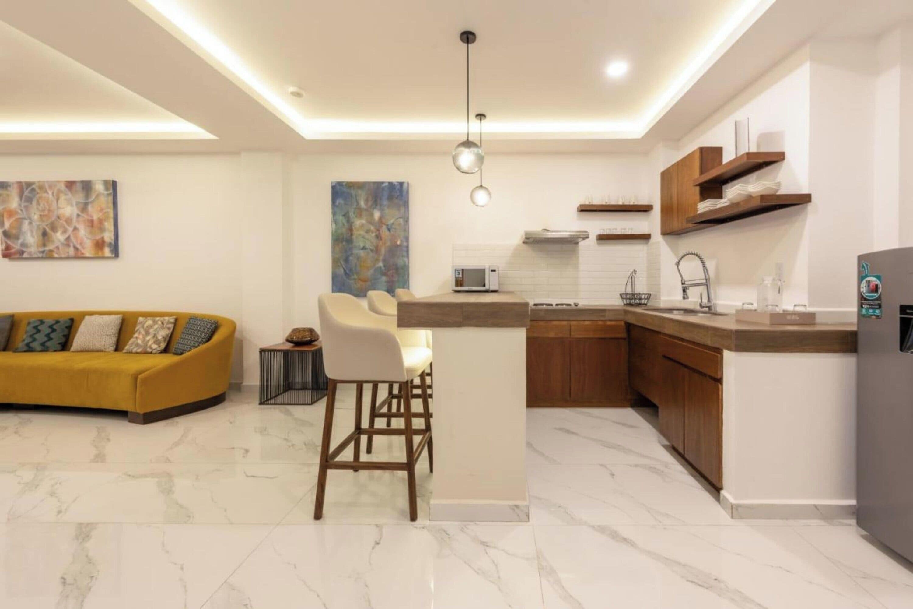 exclusive studio, multiple beds | private kitchenette | coffee/tea maker