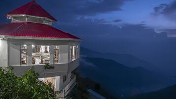 Front of property – evening/night