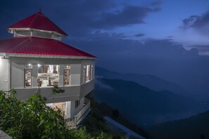 Front of property – evening/night