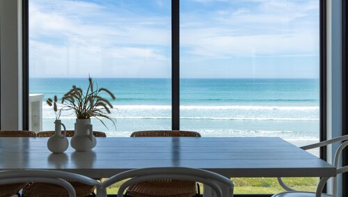 For multiple families offering beach access and plenty of room