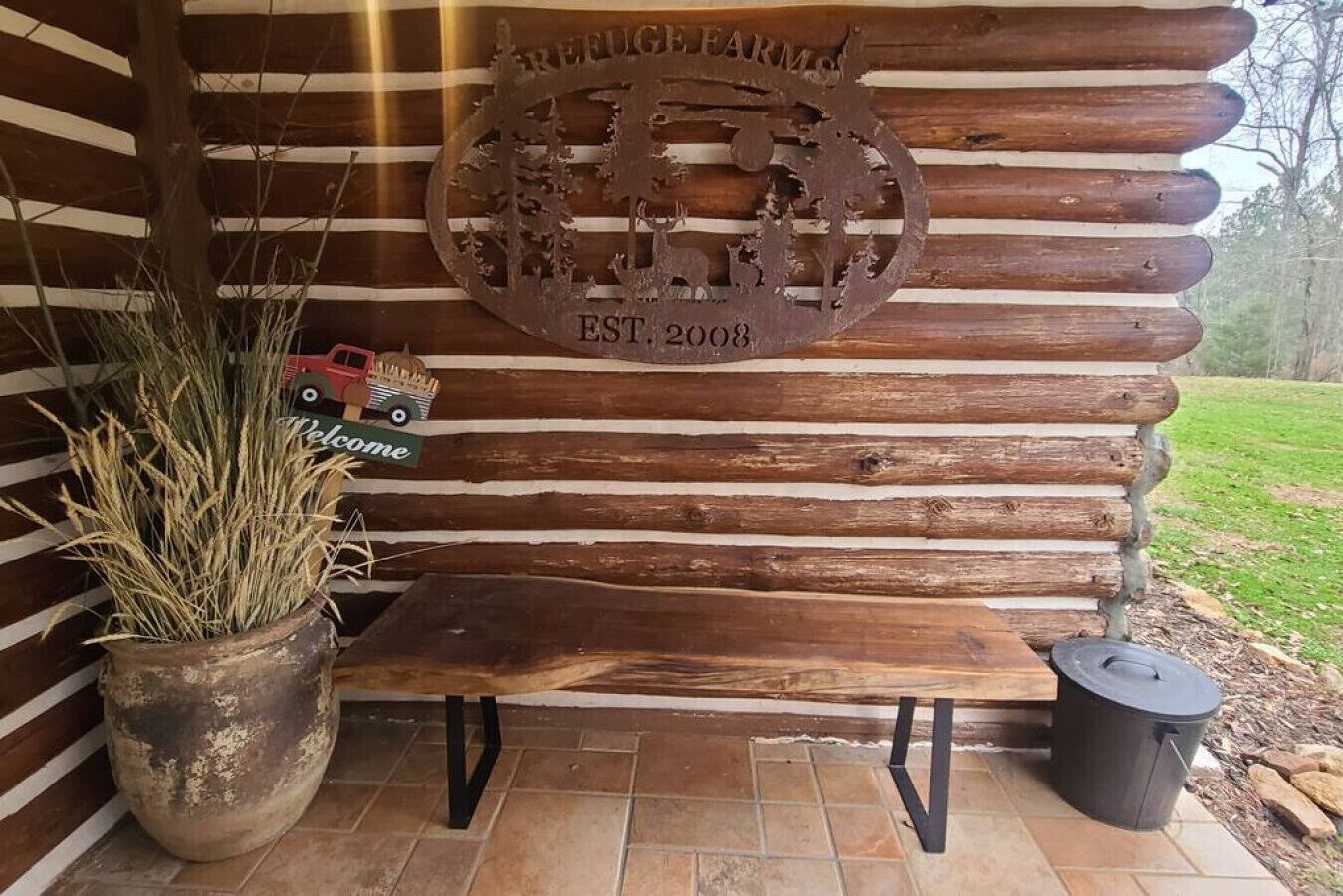 Enceinte de l’hébergement