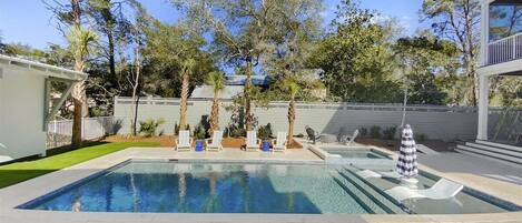 Außenpool, beheizter Pool