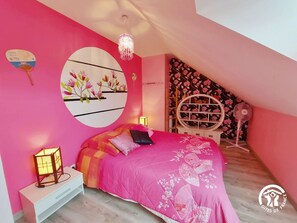 6 habitaciones, cuna de viaje, wifi gratis y ropa de cama 
