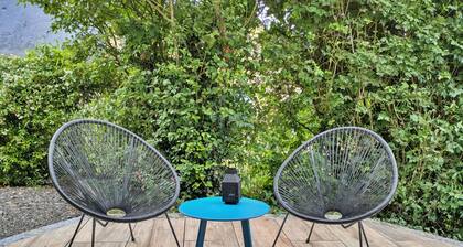 Gßte confortable avec terrasse, terrain de pétanque, WiFi, chambre PMR