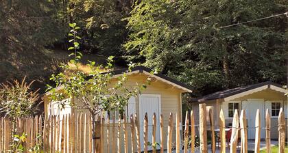 Cabin, private jacuzzi in the heart of the woods