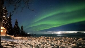 Unclassified image, 4 of 9, button - Northern Light Hut (Jukkasjarvi)