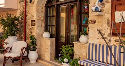 100m. away from the beach with large, impressive verandas and a majestic garden
