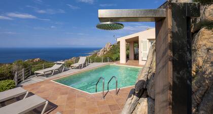 Design and charming villa with sea view in wild Gallura with private pool