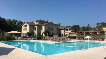 Indoor pool, outdoor pool