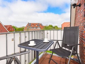 Outdoor dining - Vacation apartment Abendstern (5) - Holiday apartments in Haus Seekieker in Bensersiel (Esens)