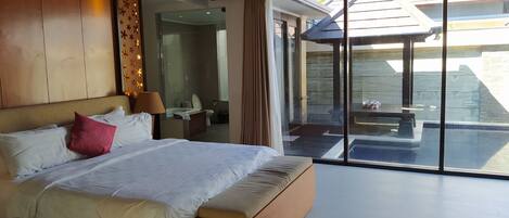 1 habitación, acceso a internet y ropa de cama